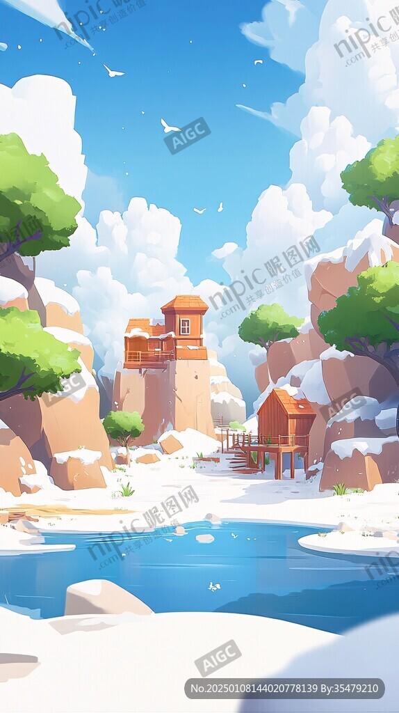 原创卡通场景