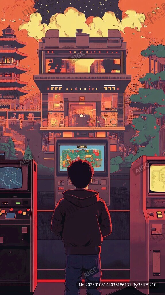 东南大学插画科技旅游