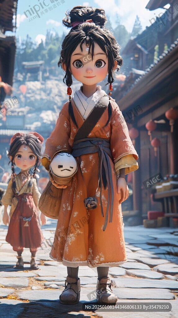 q版书童