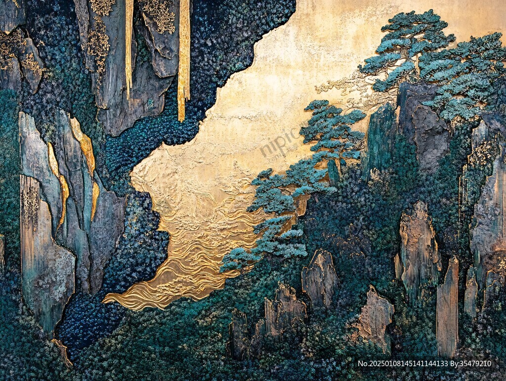 铜艺壁画