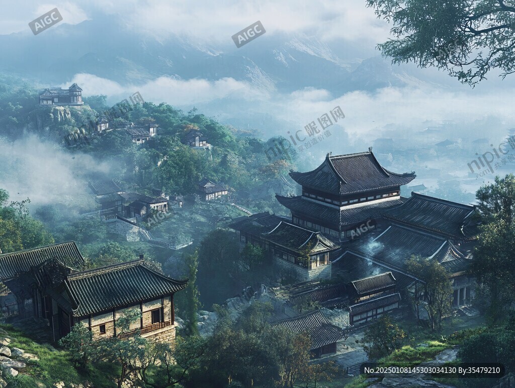 横店插画