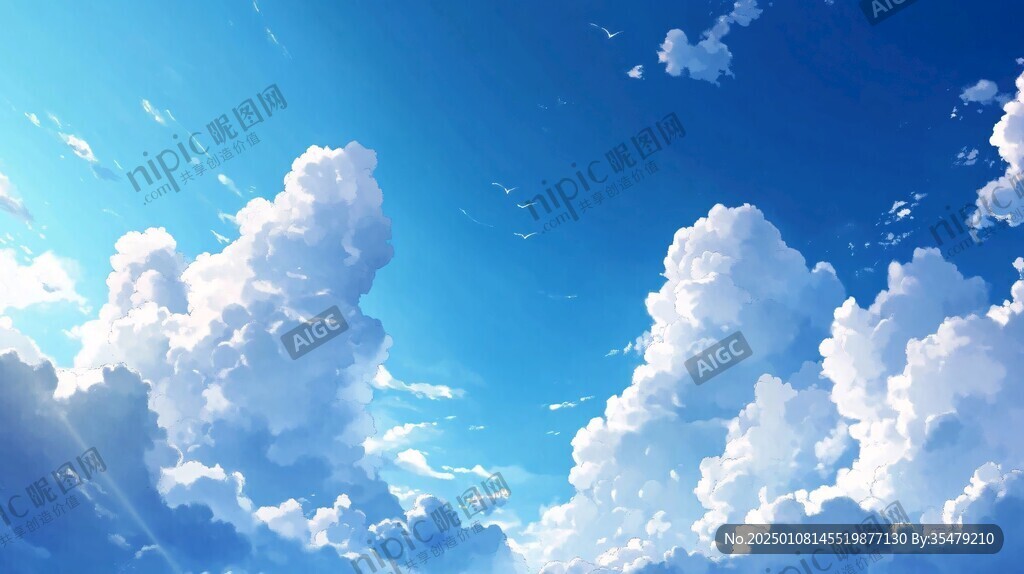 动漫中的白云
