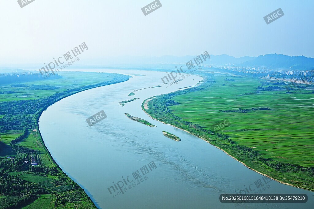 俯瞰淮河
