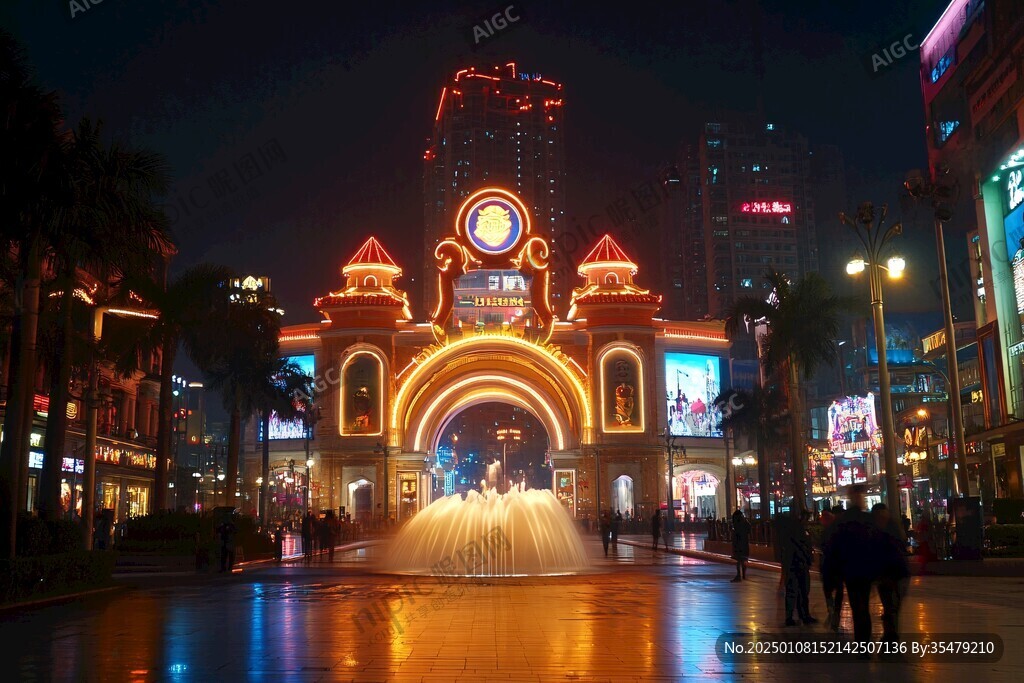 新濠影汇夜色
