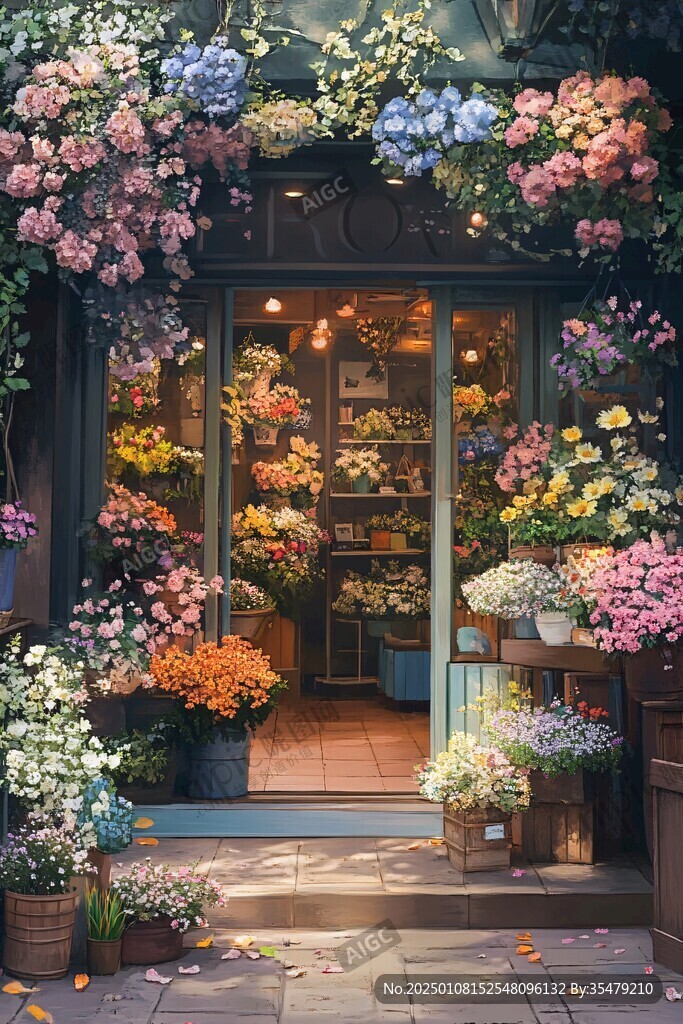 花店橱窗高清大图