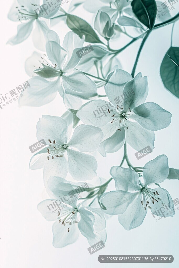 盛开花卉百合鲜花
