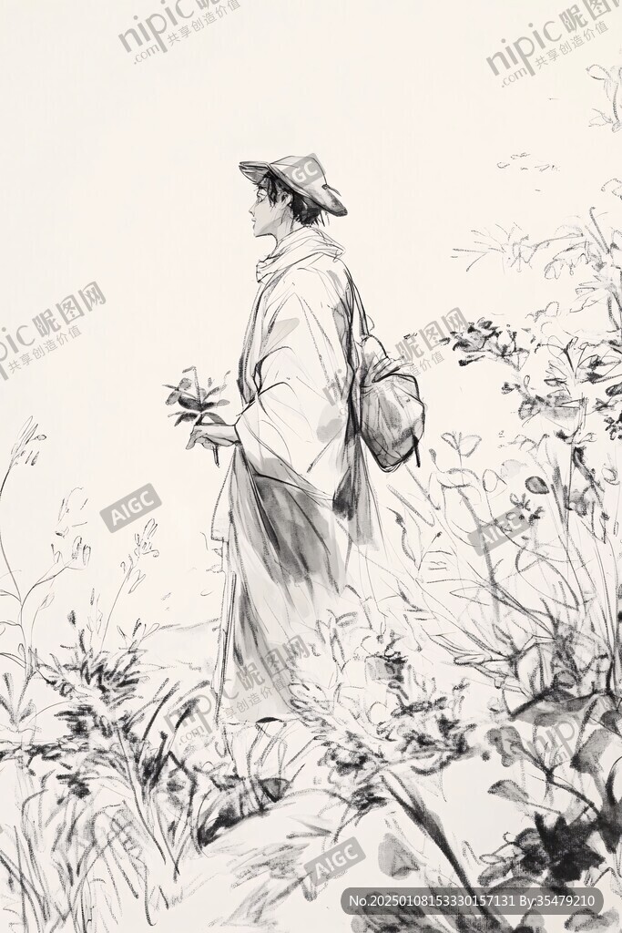 手绘陆游