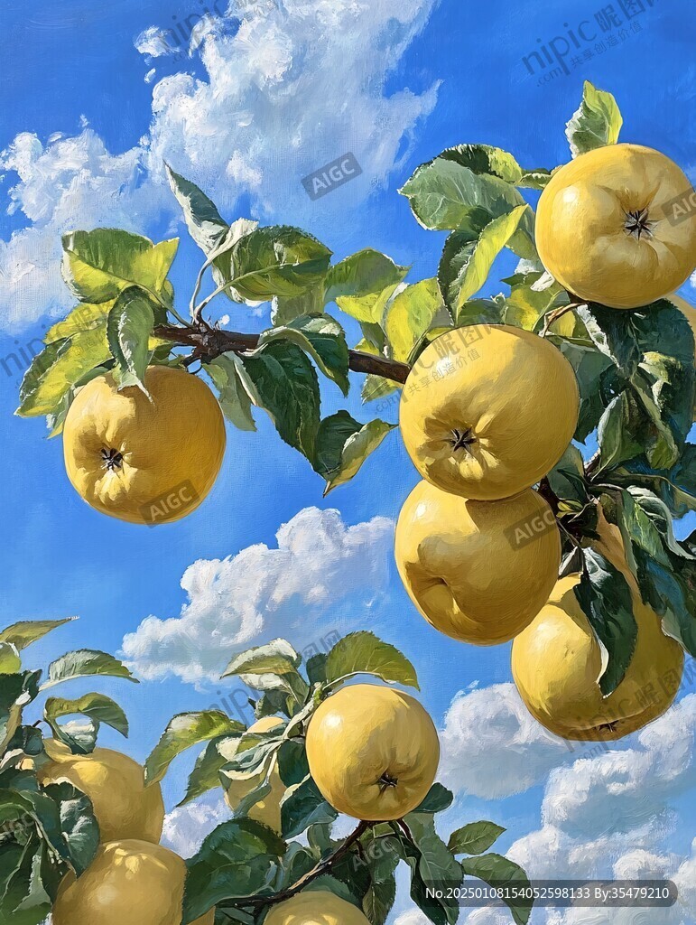 黄桃装饰画