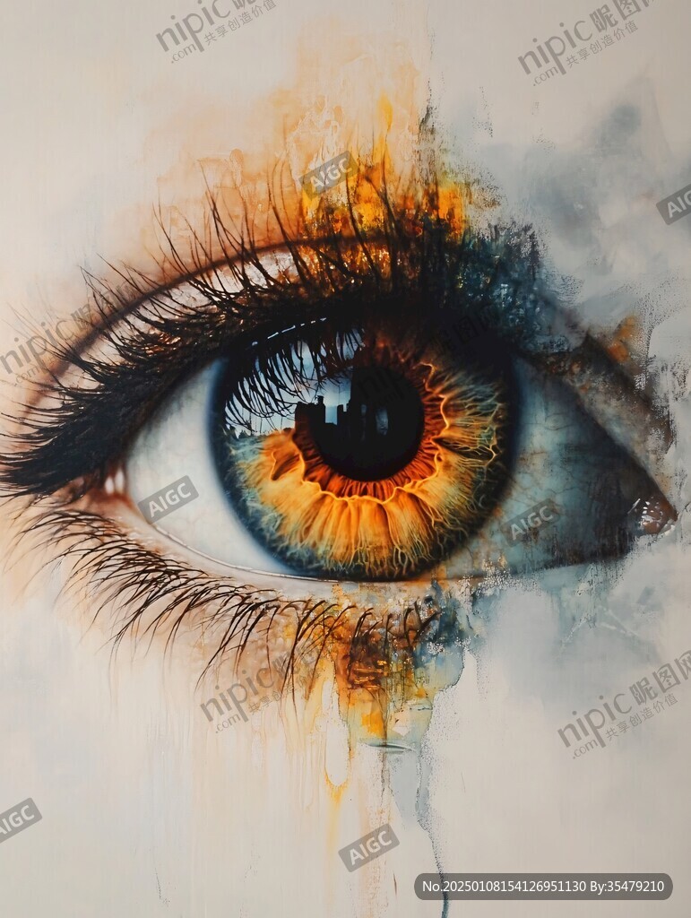 金色眼睛眼界世界