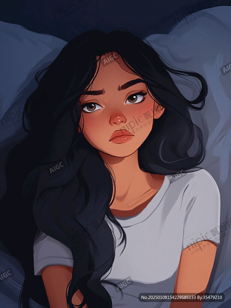 人物情绪插画
