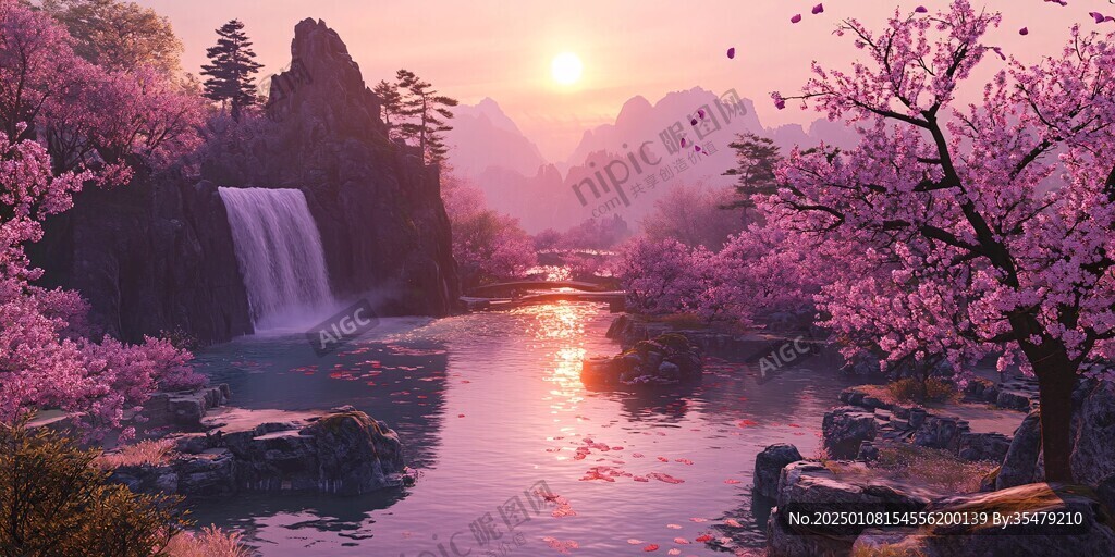 游戏山水场景