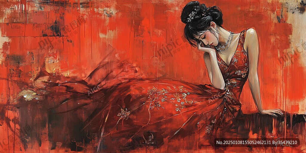 古典美女壁纸