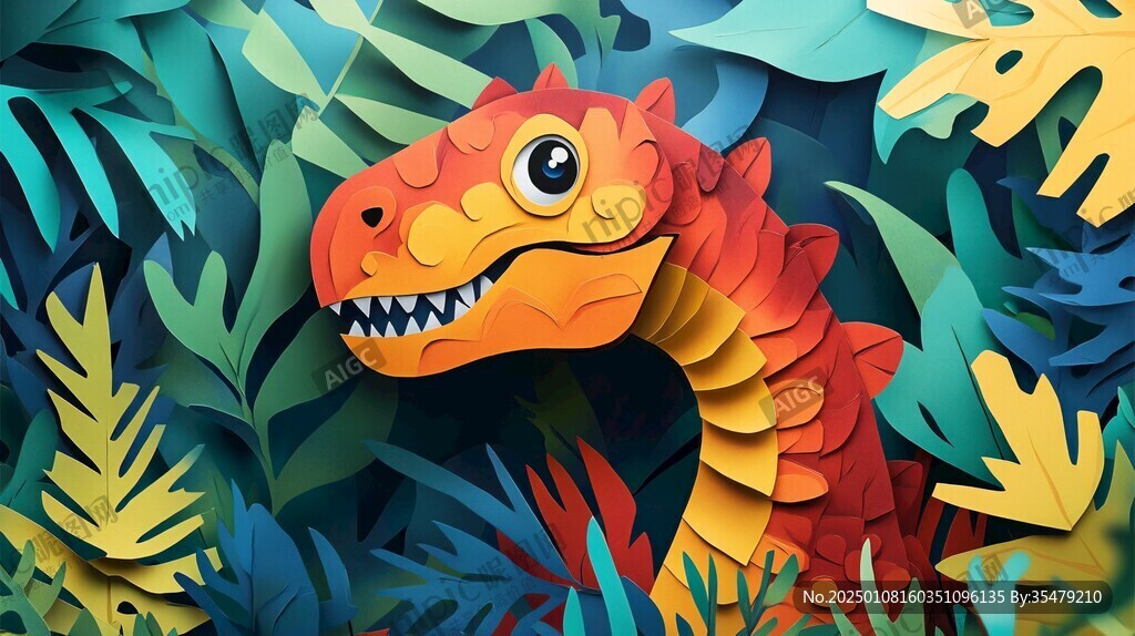 原创恐龙插画