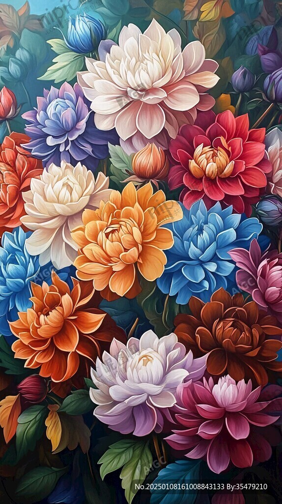 3d立体花壁纸