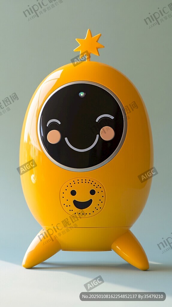 科技感娃娃吉祥物