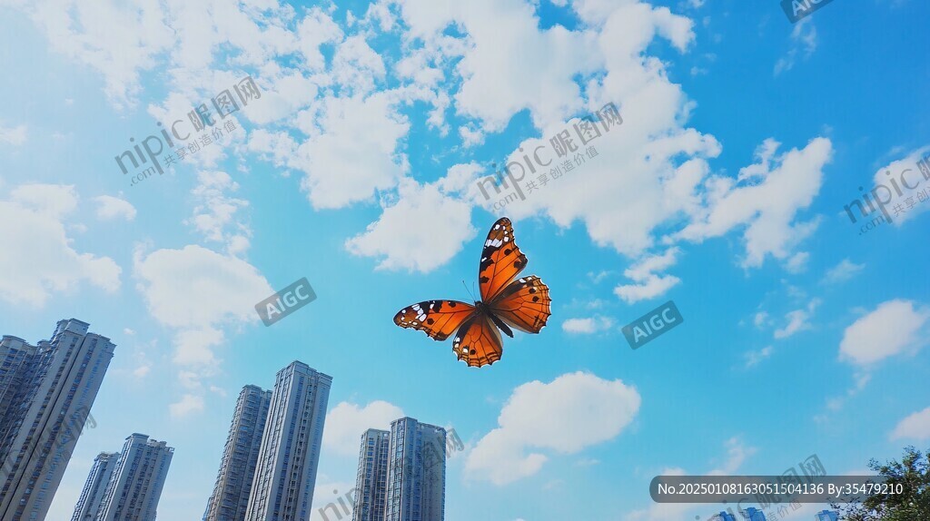 金蝶展翅