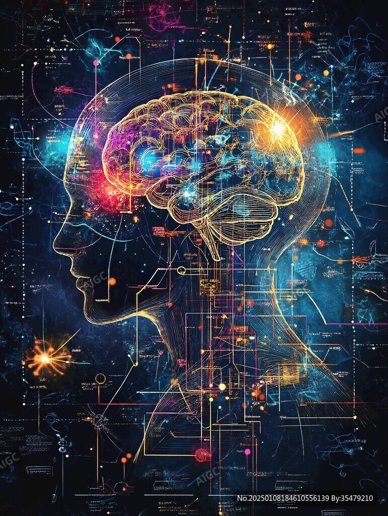 科技头脑海报