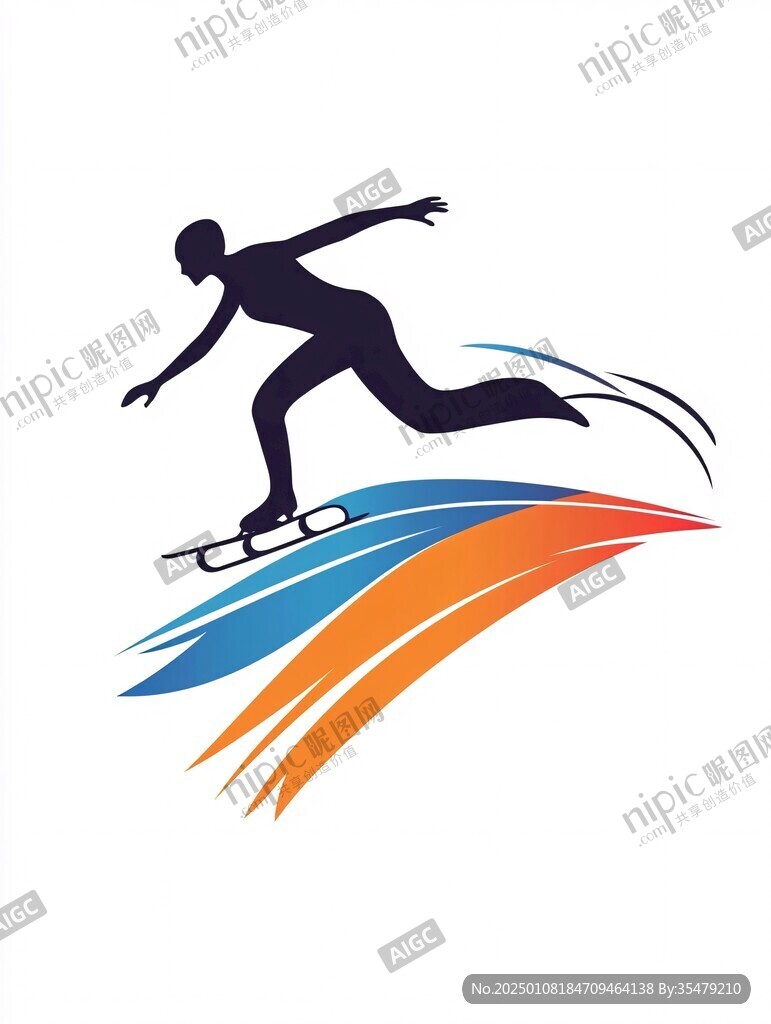 速滑logo设计