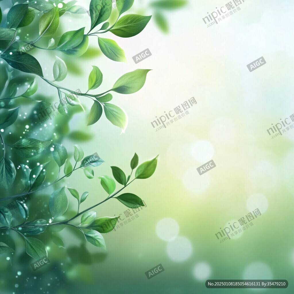 绿树叶梦幻