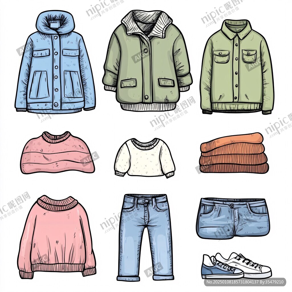 服装衣服设计素材
