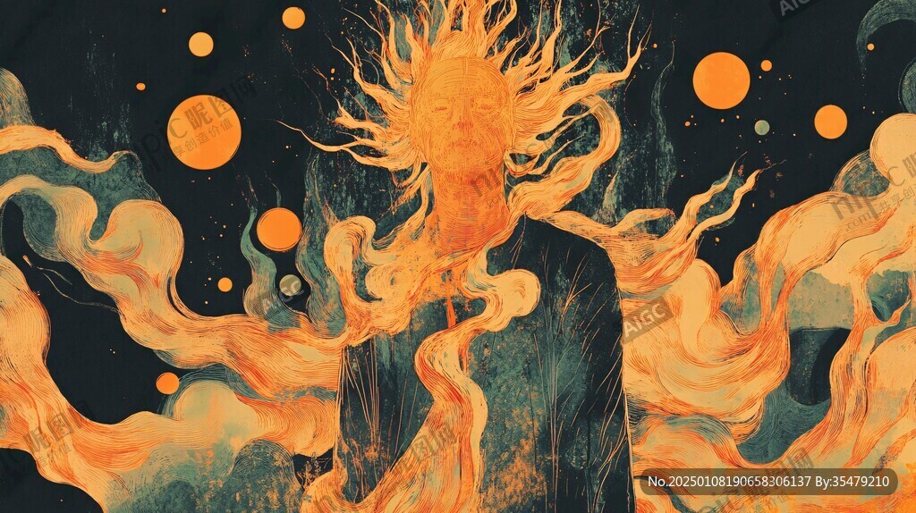 不知火包装插画