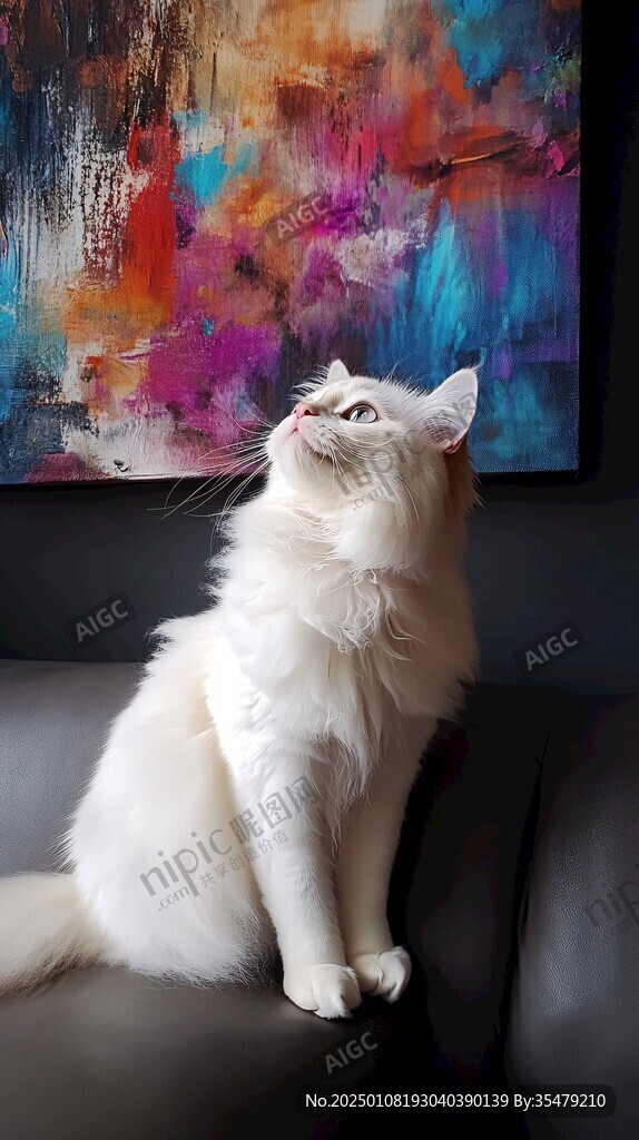 布偶猫装饰画