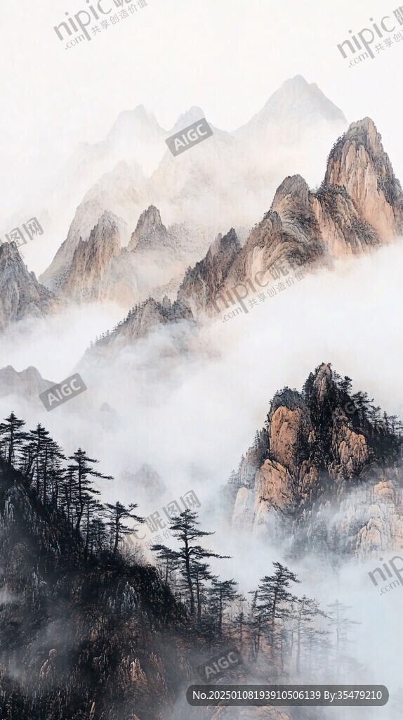 九华山装饰画