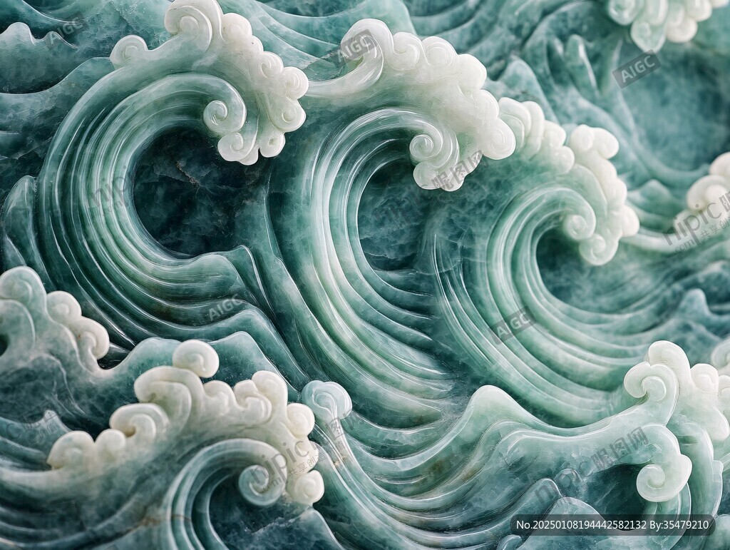 翡翠龙纹