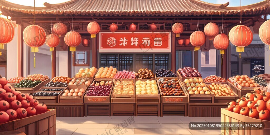 开市插画