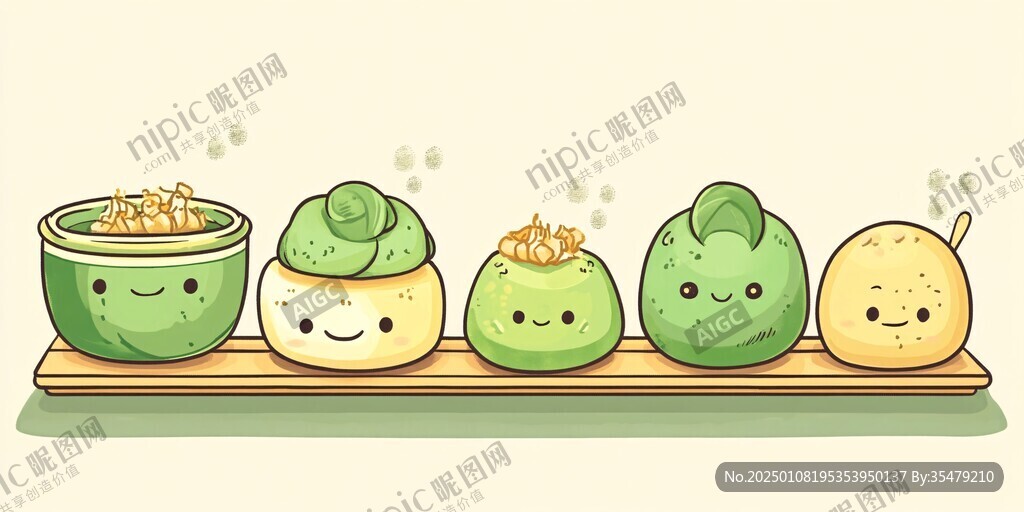 碗坨插画
