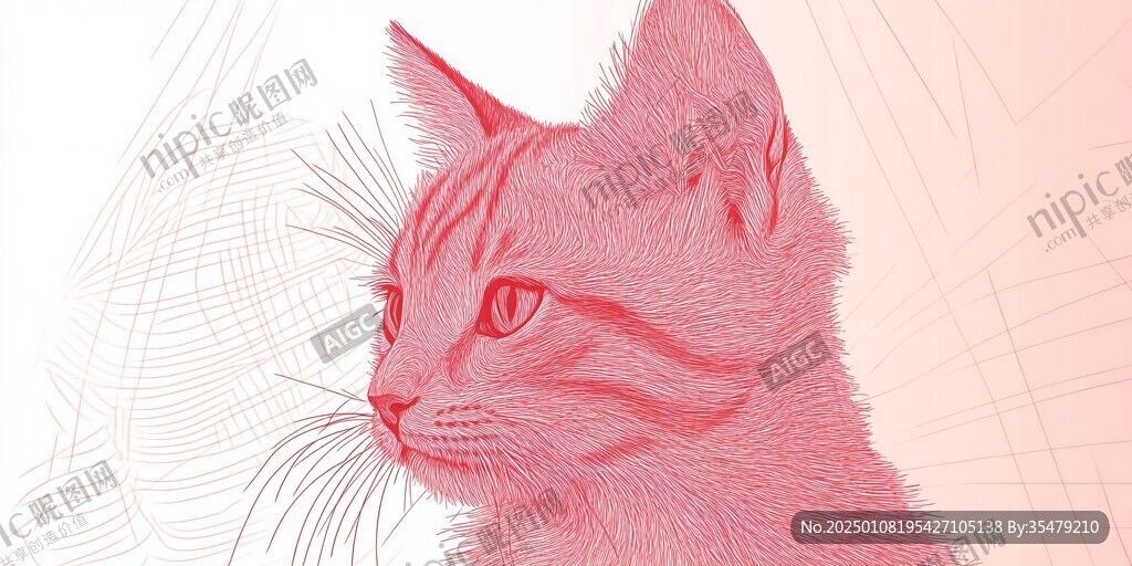 猫线框图