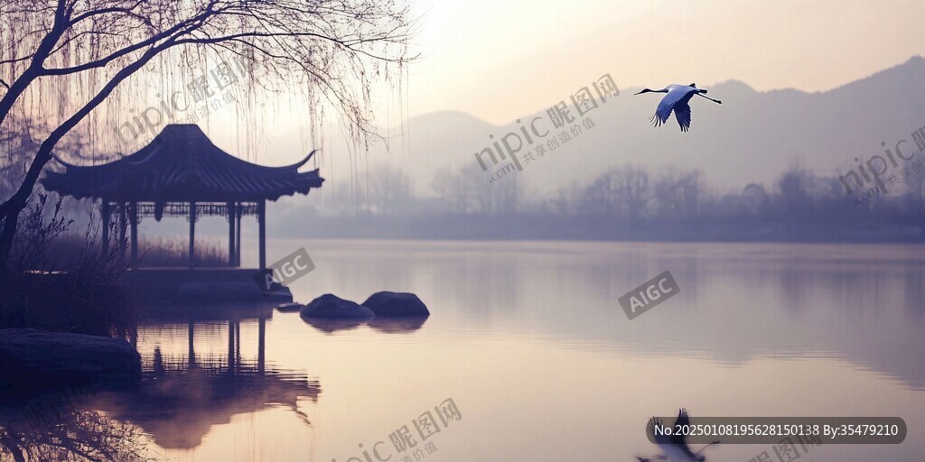 湘湖的早晨