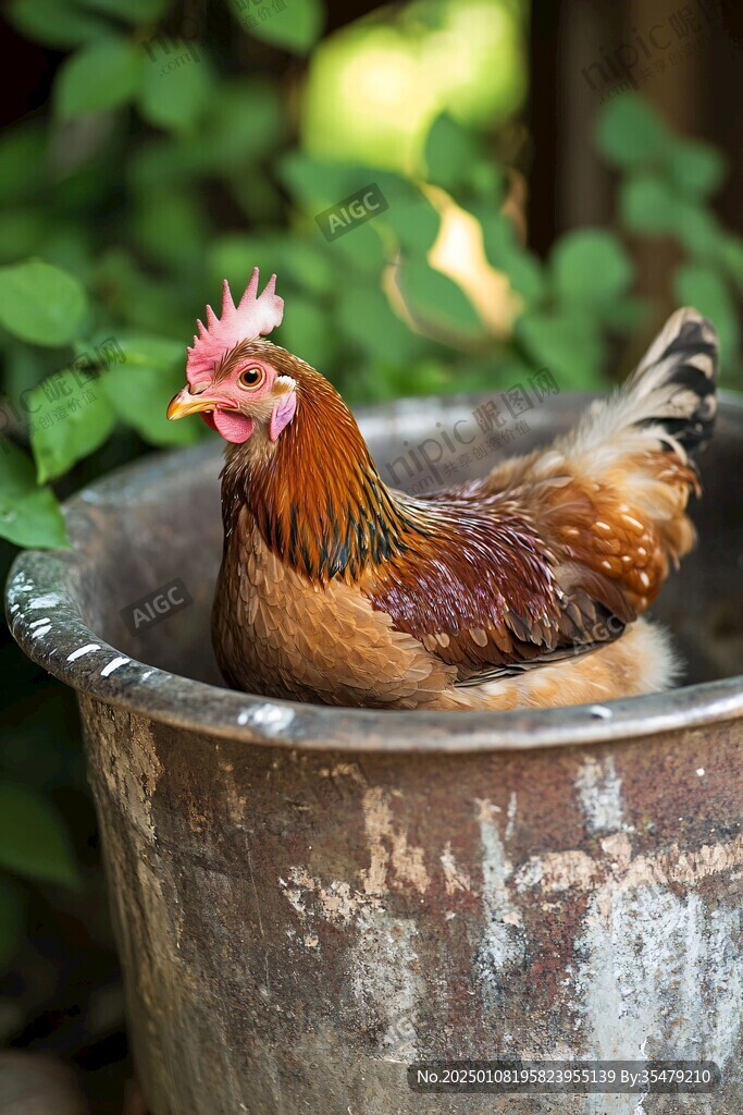 母鸡水缸