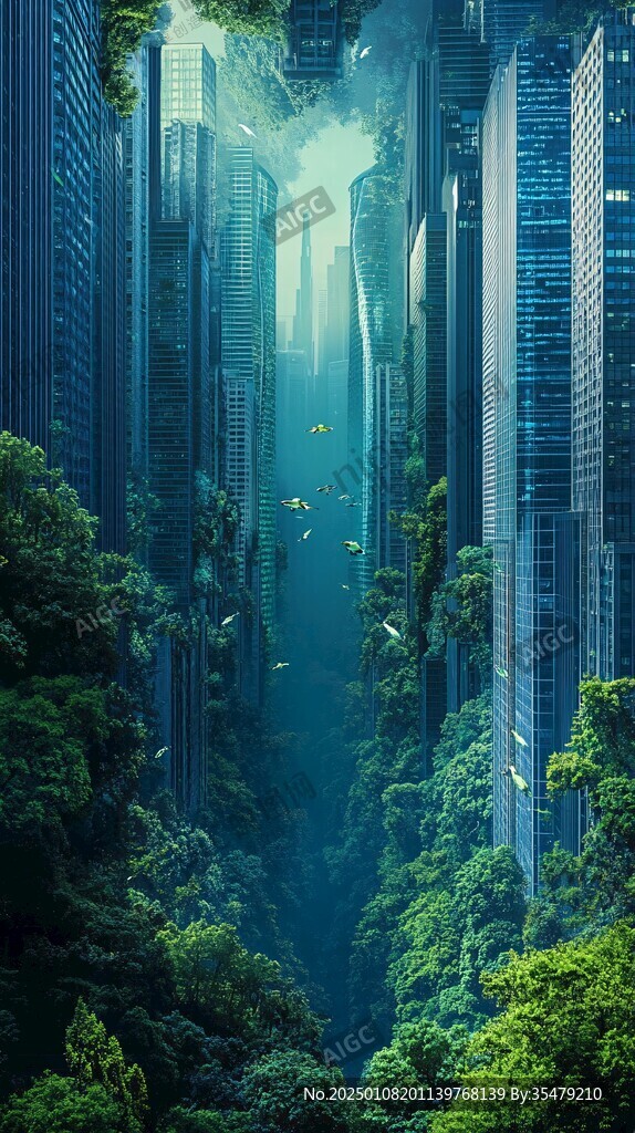 树冠下的城市