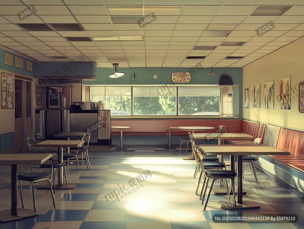 校园风景食堂
