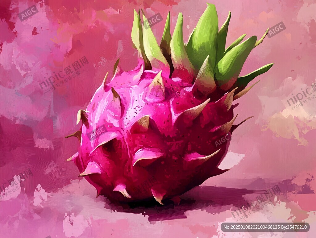 火龙果插画
