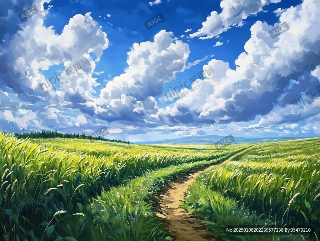 宽屏风景画