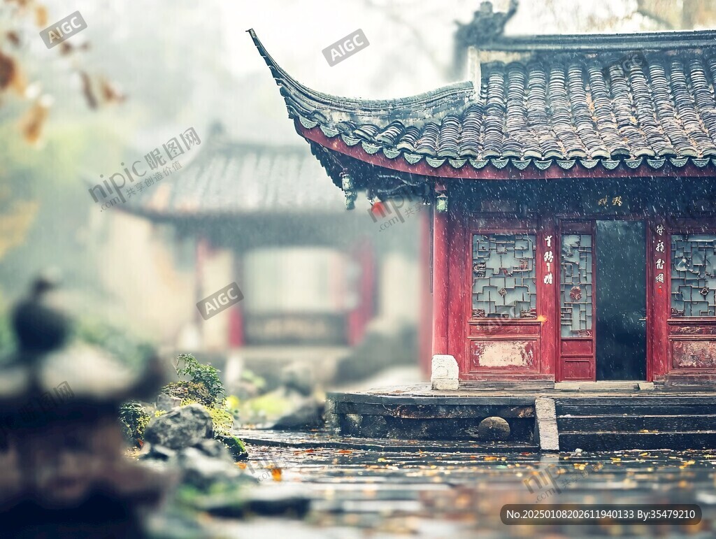 文殊院秋天
