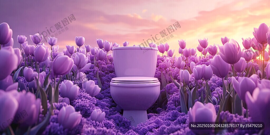 坐便器场景图