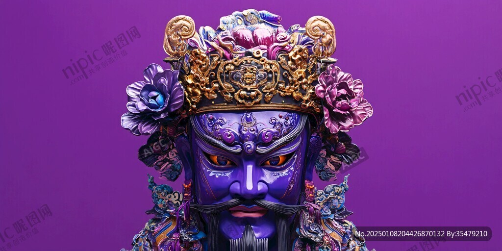 立体脸谱