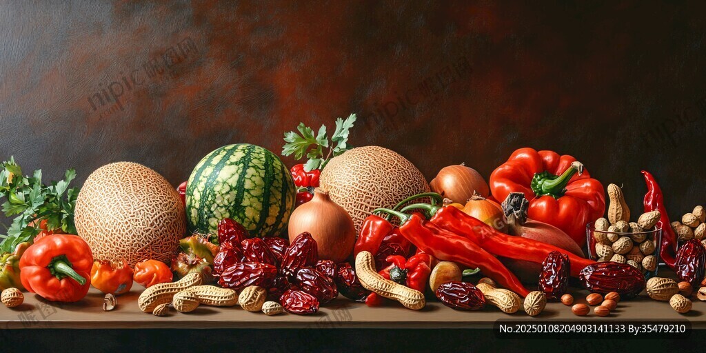 食材壁画