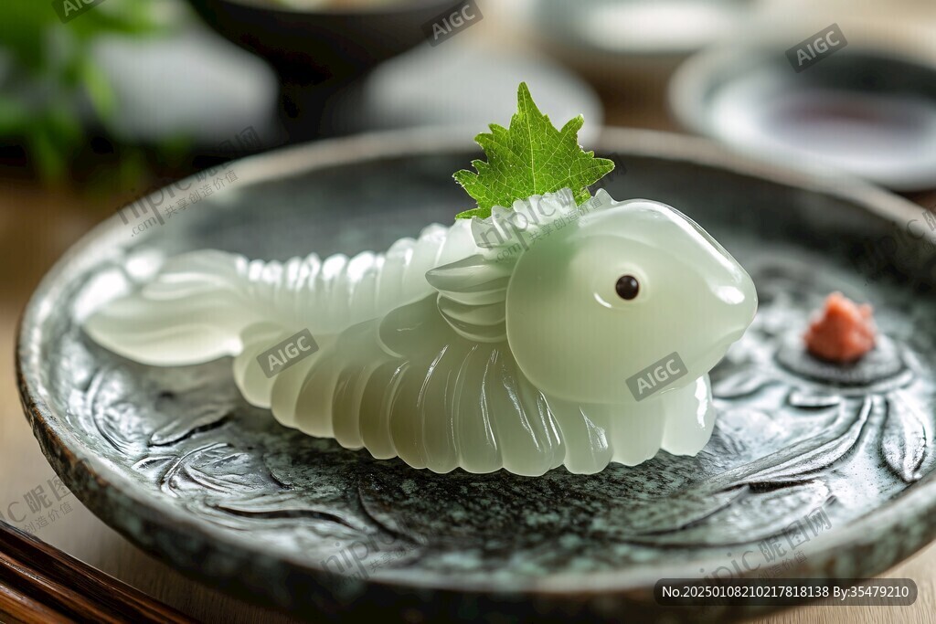 特色椰奶金鱼糕