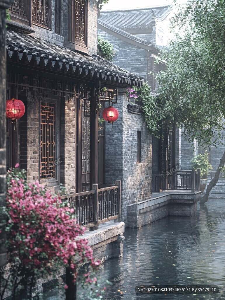 唯美古镇风光
