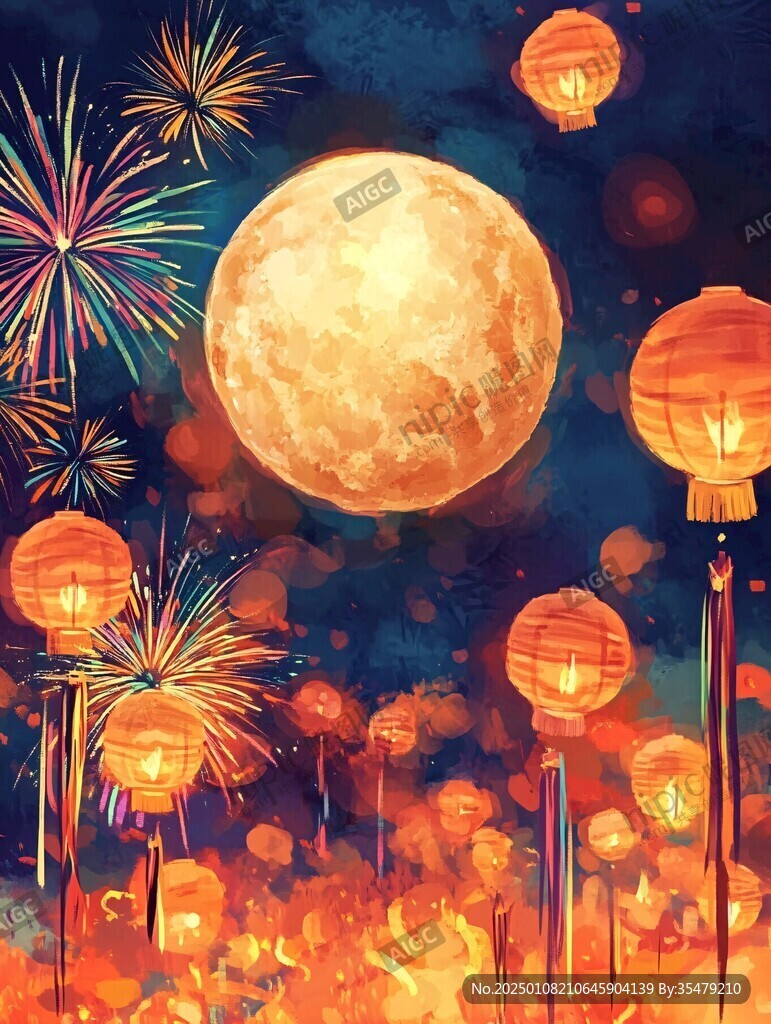 宵插画