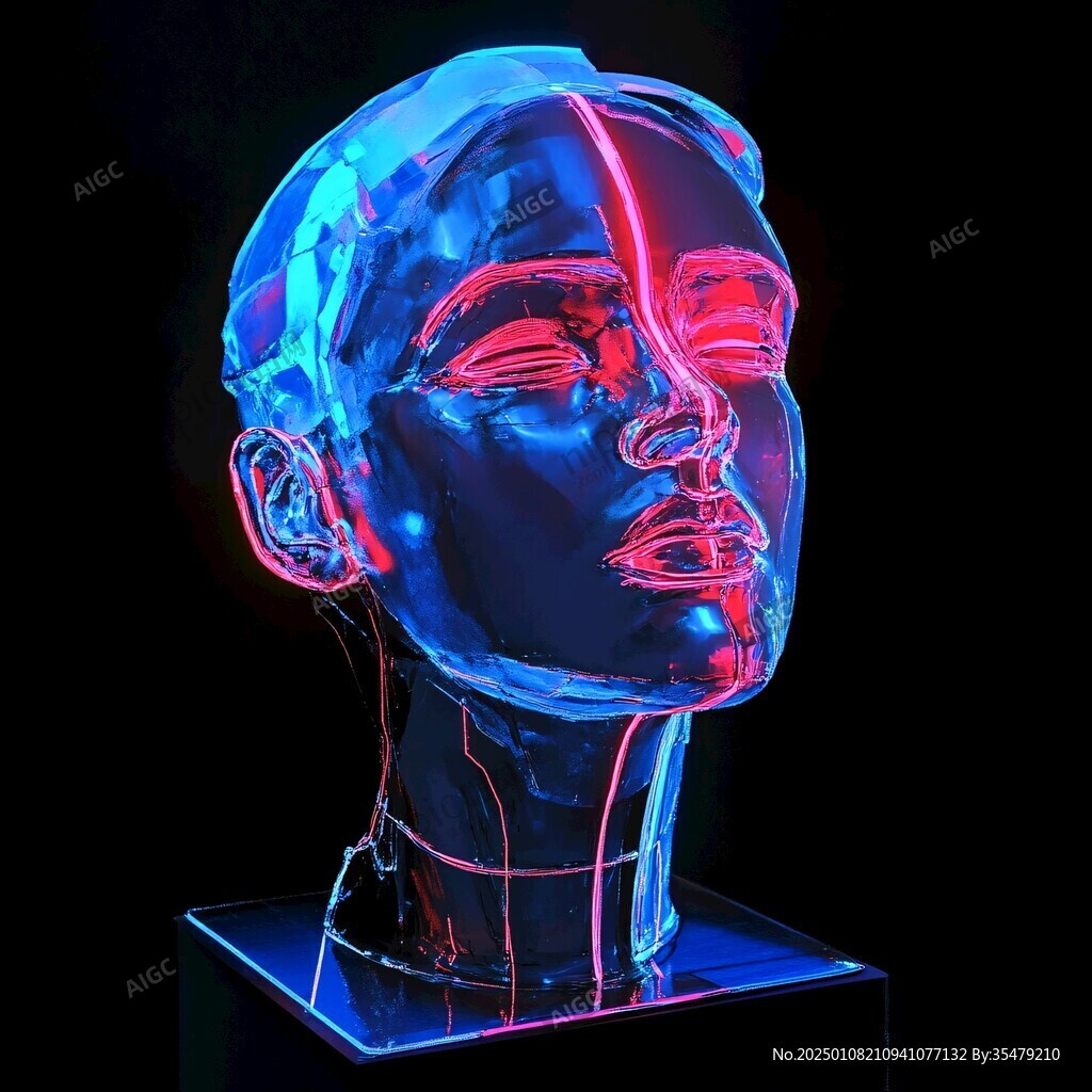 立体渐变发光体设计