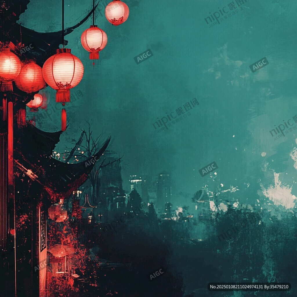 古风夜景