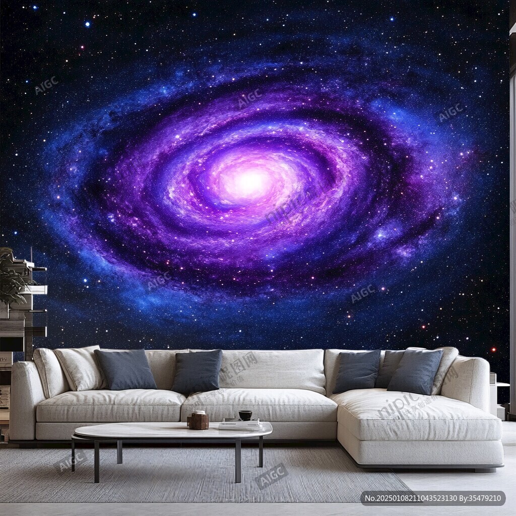 宇宙银河系背景墙