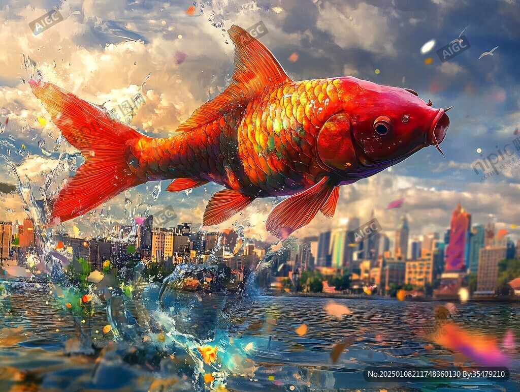 3d鲤鱼