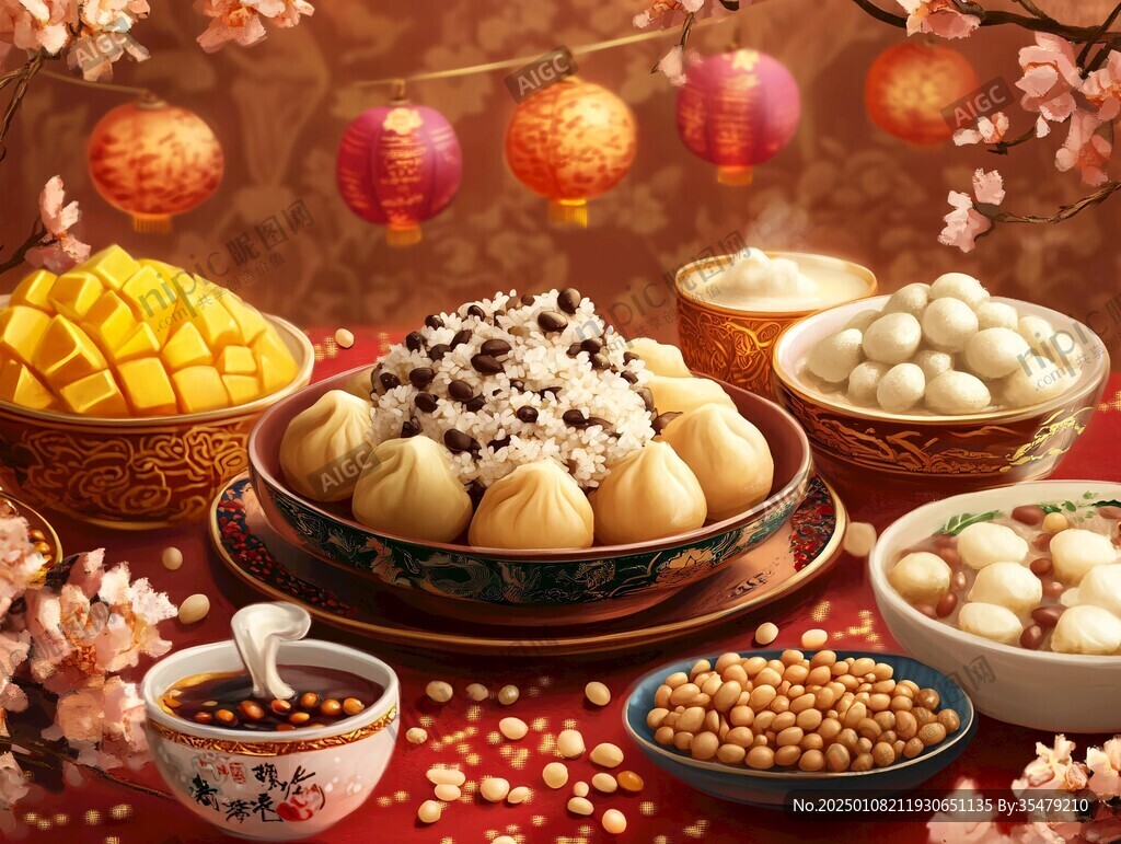 传统美食场景