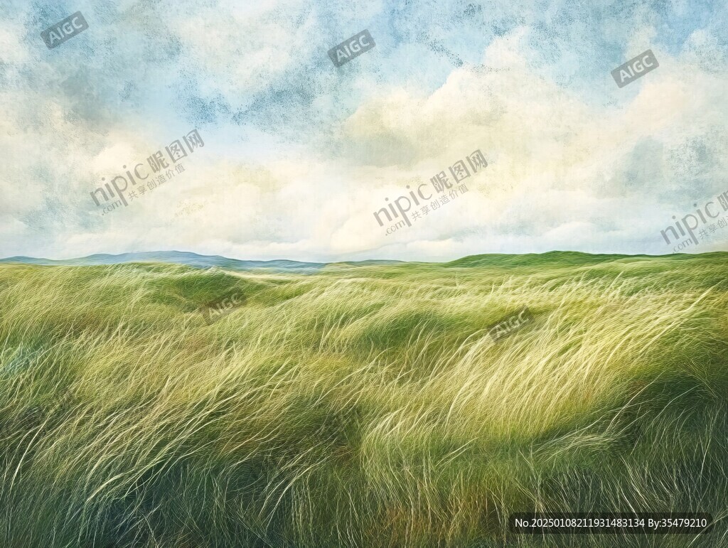 草地原画